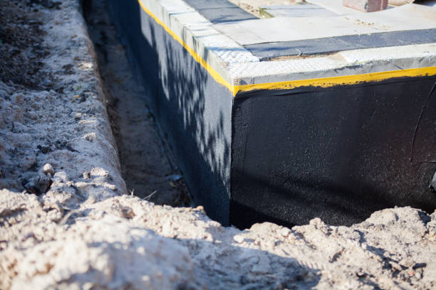 Residential Wet Basement Repair installation at a Hamburg, NY home by SJ Waterproofing Pros